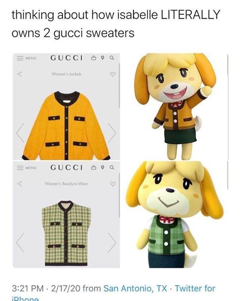 gucci jacket animal crossing|Gucci’s Latest Apparel Looks Like What Isabelle Wears In Animal .